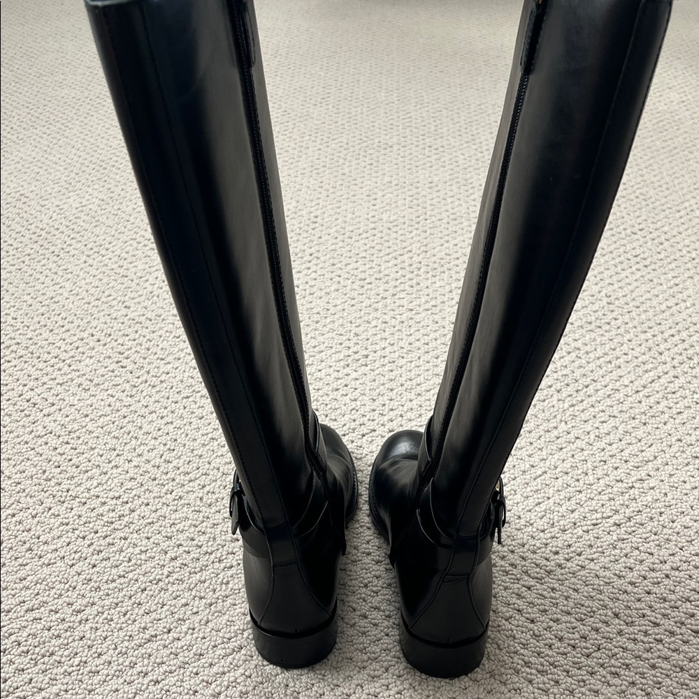 Tory Burch Brooke Knee-High Leather Boots - Picture 4 of 10